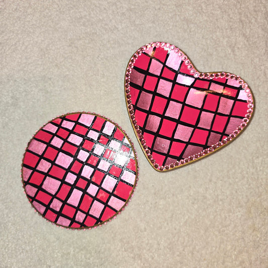 Pink - Tray & Coaster Set